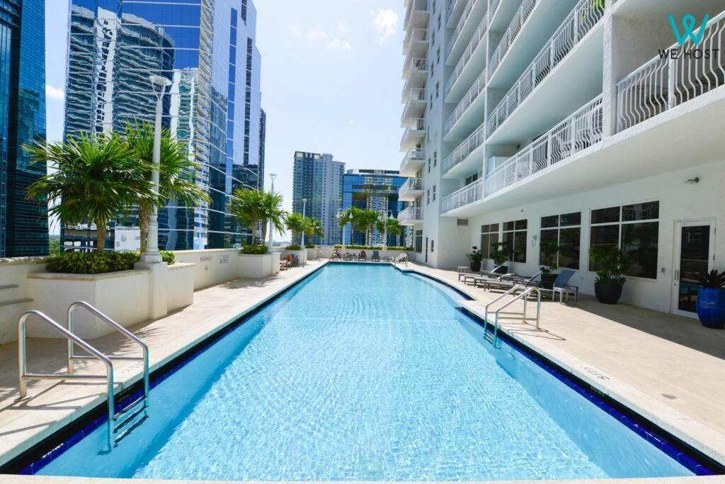 We Host - Amazing Condo Brickell With Ocean-Pool View Miami Buitenkant foto